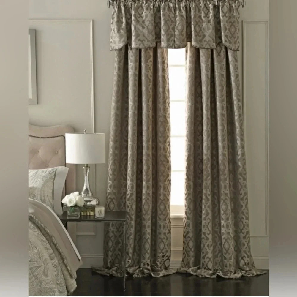 New Beautyrest Normandy Mushroom Blackout Curtain Panel 52"x‎ 108".